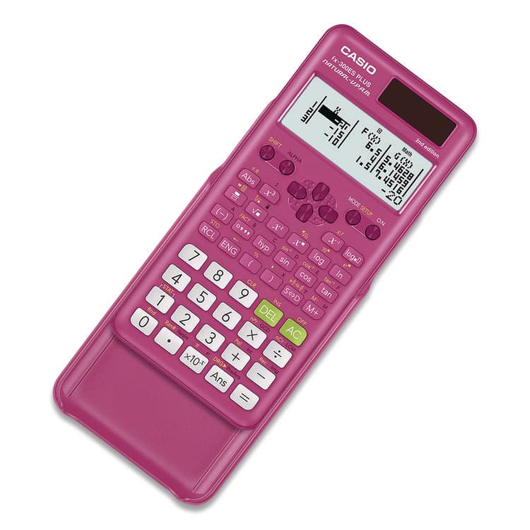 CASIO, . FX-300ES Plus 2nd Edition Scientific Calculator, 16-Digit LCD, Pink (CSO300ESPLS2PK) thumbnail 3