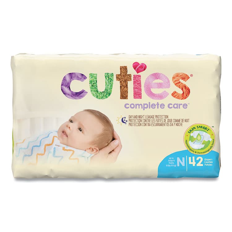 FIRST QUALITY PRODUCTS Premium Jumbo Diapers, Size 0, Newborn to 10 lbs, 60/Carton (CTJCCC00)