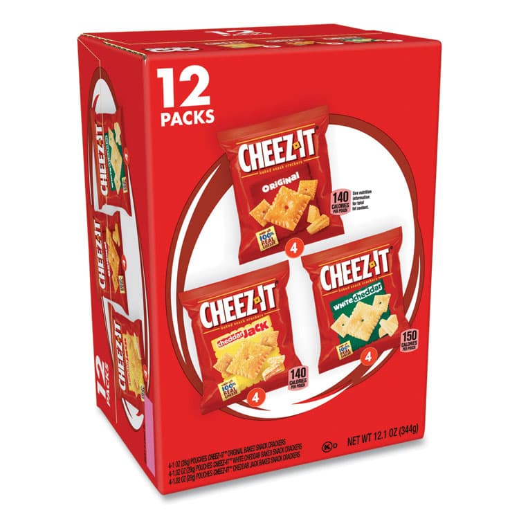KEEBLER COMPANY Baked Snack Crackers, Variety Pack, 0.75 oz Bag, 12/Box (KEB94026)