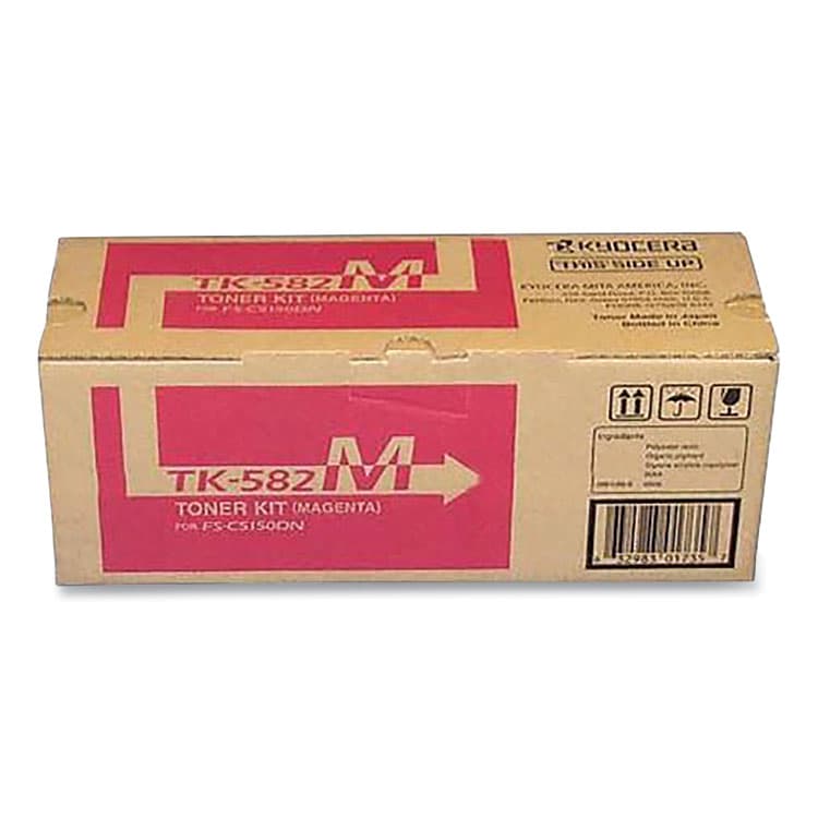 MITA TK582M High-Yield Toner, 2,800 Page-Yield, Magenta (KYOTK582M)