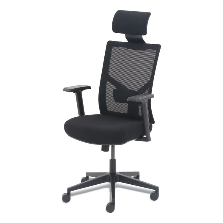 LA-Z-BOY CHAIR COMPANY Mesh Back Molded Foam Task Chair, Supports Up to 275 lb, Black Seat/Back (LZB60021) thumbnail 4