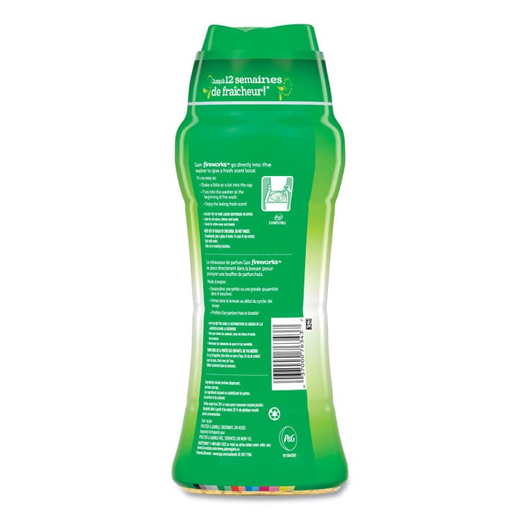PROCTER & GAMBLE Fireworks In-Wash Scent Booster Beads, Original Scent, 14.8 oz Canister (PGC85680) thumbnail 2