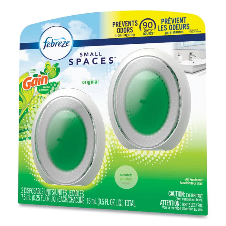 PROCTER & GAMBLE smallSPACES, Gain Original Scent, 7.5 mL Cartridge, 2/Pack (PGC93330EA) thumbnail 3