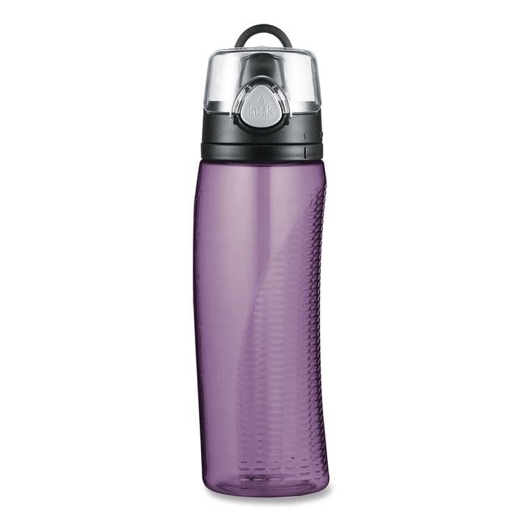 THERMOS LLC Intak by Thermos Hydration Bottle with Meter, 24 oz, Plastic, Purple (THZHP4100PU6)