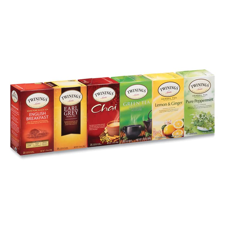 TWININGS NORTH AMERICA Tea Bags, Assorted, 25/Box (TWG54191) thumbnail 2