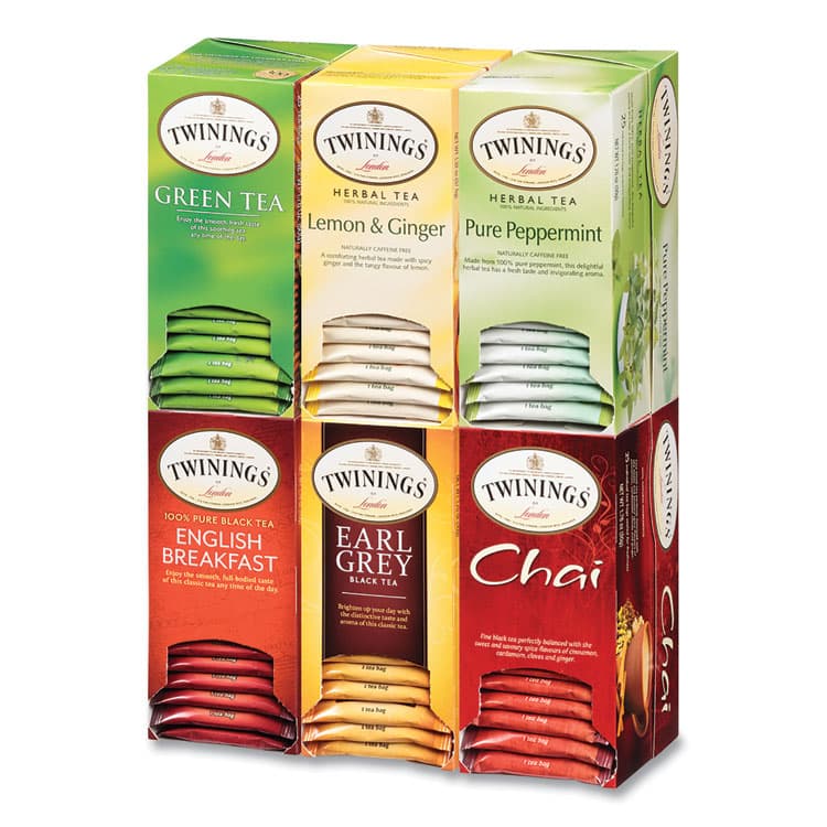 TWININGS NORTH AMERICA Tea Bags, Assorted, 25/Box (TWG54191) thumbnail 3