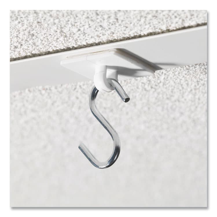 DEFLECTO CORPORATION S Hooks, Metal, Silver, 50/Pack (DEF20013) thumbnail 4