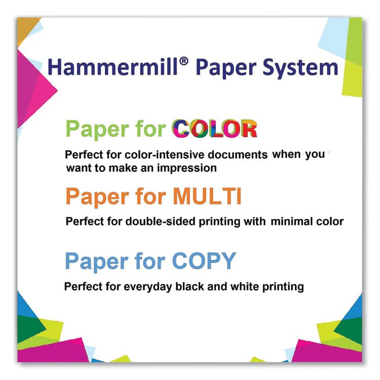 HAMMERMILL/HP EVERYDAY PAPERS Colors Print Paper, 20 lb Bond Weight, 11 x 17, Blue, 500/Ream (HAM102137) thumbnail 4