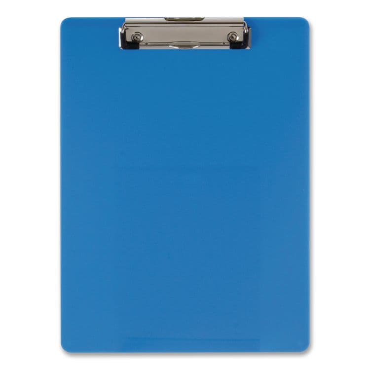 OFFICEMATE INTERNATIONAL CORP. Recycled Plastic Clipboard, Holds 8.5 x 11 Sheets, Blue (OIC83048)