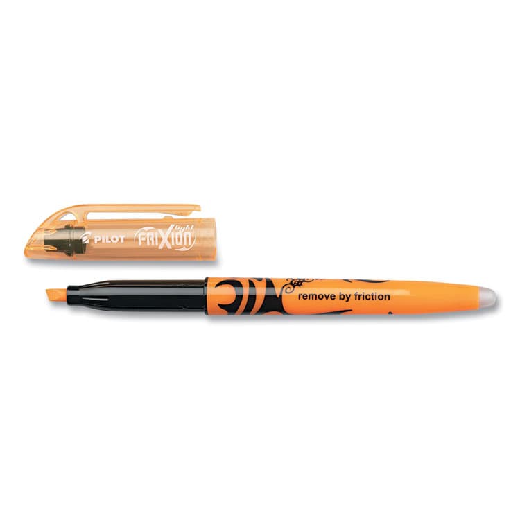 PILOT CORP. OF AMERICA FriXion Light Erasable Highlighter, Orange Ink, Chisel Tip, Orange/Black Barrel, Dozen (PIL46504DZ) thumbnail 2