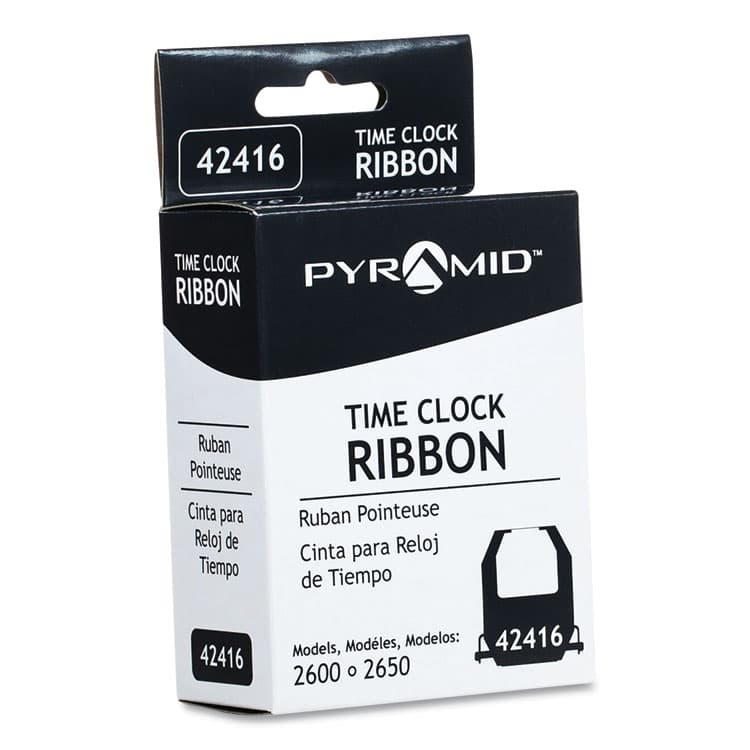 PYRAMID TECHNOLOGIES, . 42416 Time Clock Ribbon, Black (PTI42416) thumbnail 3