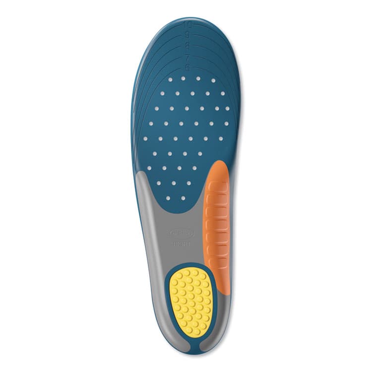 SCHOLL'S WELLNESS COMPANY LLC Pain Relief Extra Support Orthotic Insoles, Women, Women's Sizes 6 to 11, Gray/Blue/Orange/Yellow, Pair (DSC59013) thumbnail 3