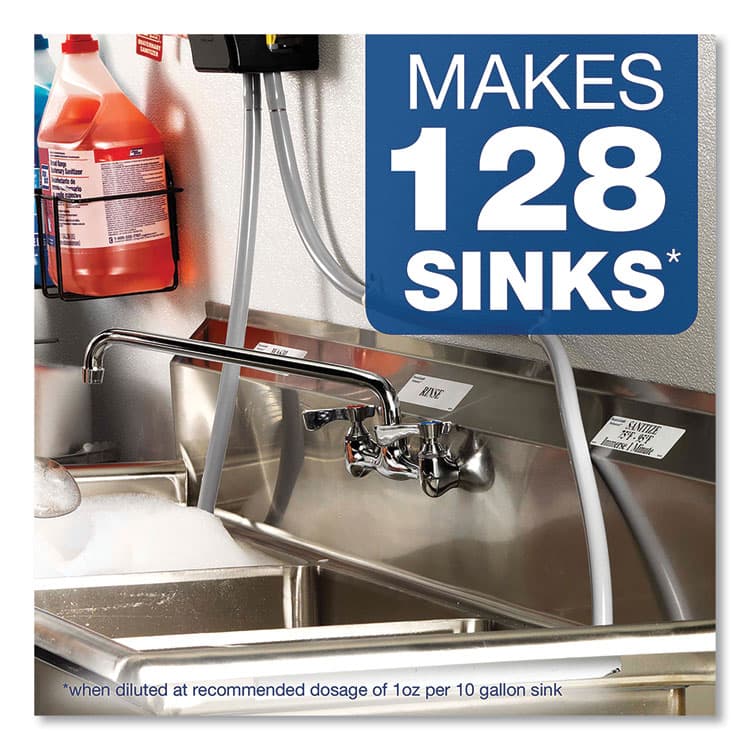 PROCTER & GAMBLE Broad Range Quaternary Sanitizer, Sweet Scent, 1 gal Bottle, 3/Carton (PGC07535) thumbnail 4