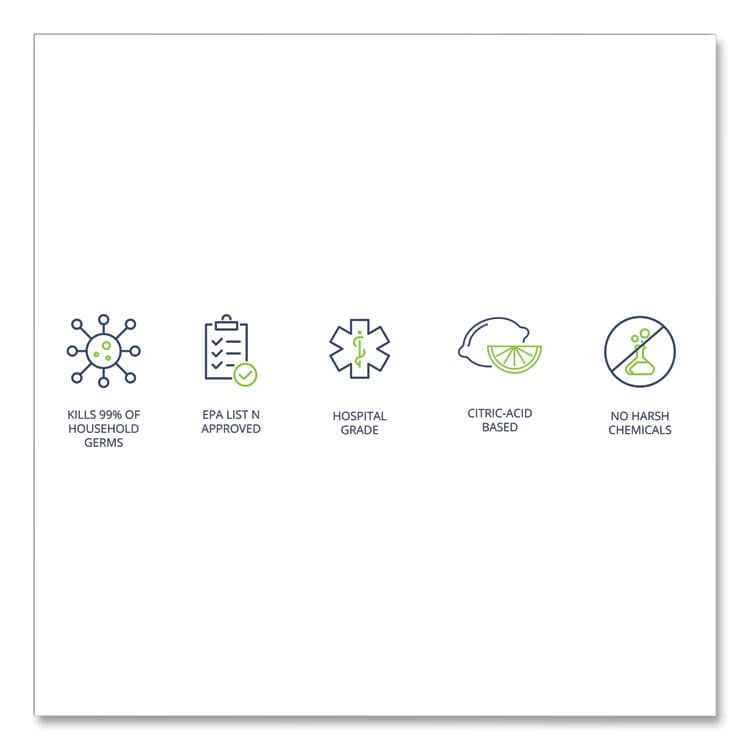 WEXFORD LABS CleanCide Disinfecting Wipes, 1-Ply, 8 x 5.5, Fresh Scent, White, 400/Tub, 4 Tubs/Carton (WXF3130B400DCT) thumbnail 4