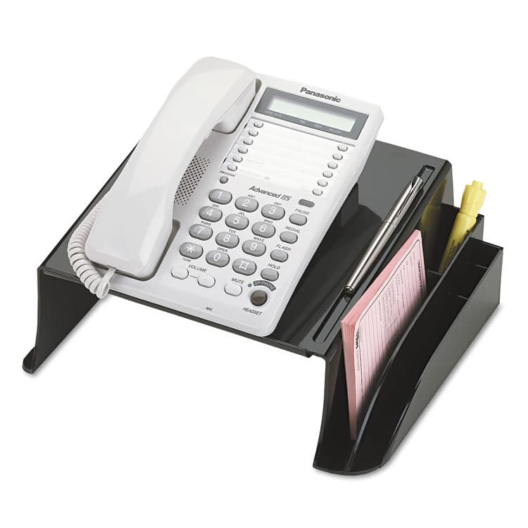 OFFICEMATE INTERNATIONAL CORP. Officemate 2200 Series Telephone Stand, 12.25 x 10.5 x 5.25, Black (OIC22802)