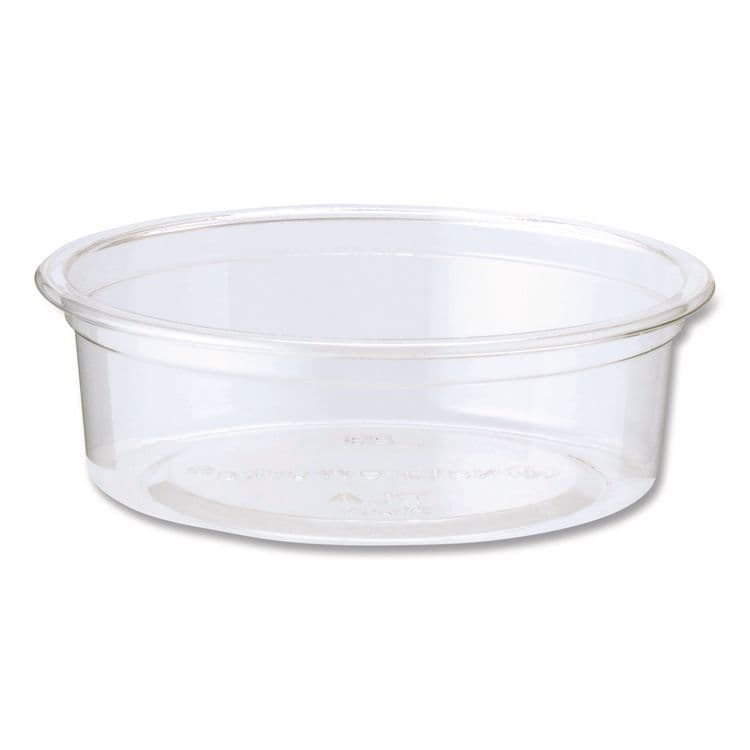 WORLD CENTRIC PLA Clear Cold Cups, Flat Style, 2 oz, Plastic, Clear, 2,000/Carton (WORCPCS2SF)