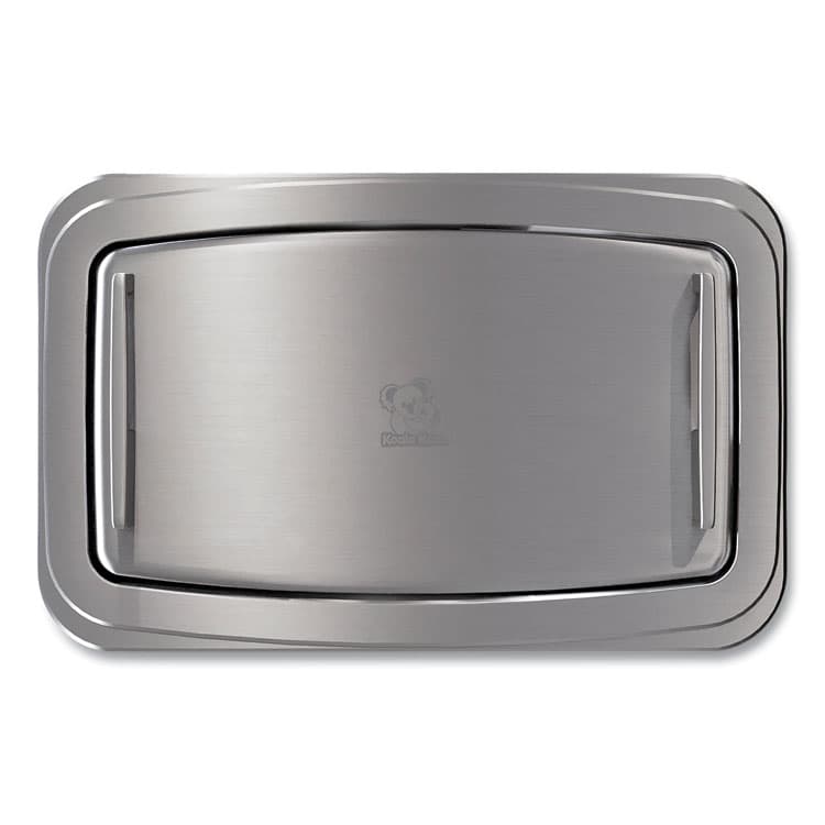 BOBRICK WASHROOM Baby Changing Station, Wall Horizontal Mount, 37.06 x 21.63, Gray (BOBKB310SSWM) thumbnail 2