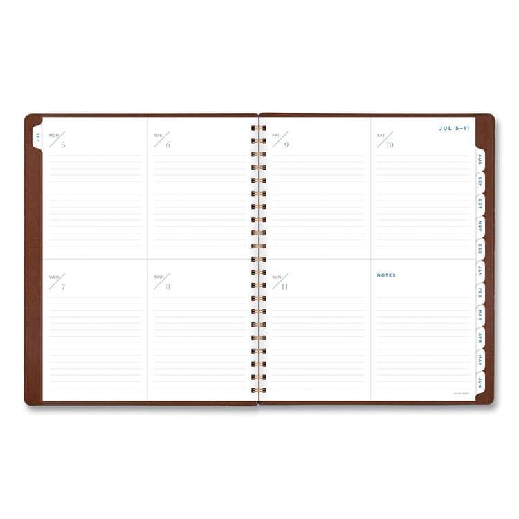 AT-A-GLANCE Signature Collection Academic Weekly/Monthly Planners, 11.5 x 8, Distressed Brown Cover, 13-Month: July 2025 to July 2026 (AAGYP905A09) thumbnail 2