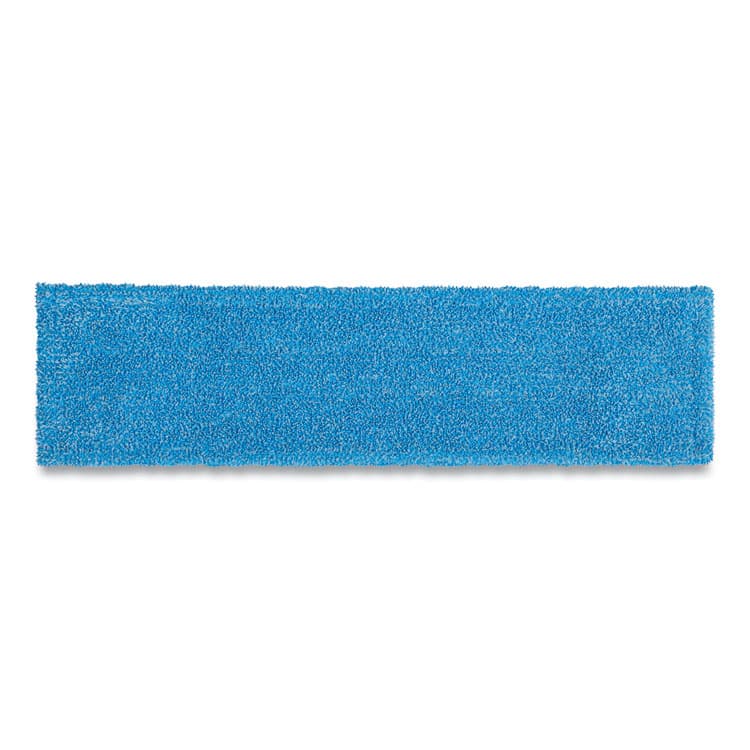 RUBBERMAID COMMERCIAL PROD. Adaptable Flat Mop Pads, Microfiber, 19.5 x 5.5, Blue (RCP2132427)