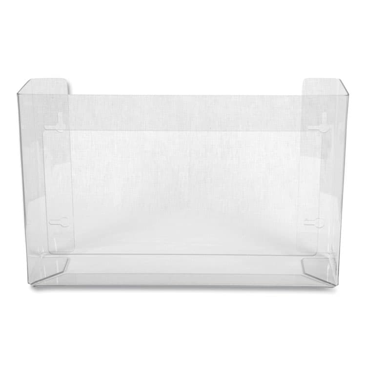 CFS BRANDS Clear Plexiglas Disposable Glove Dispenser, 3-Box, Plexiglas, Clear, 18 x 3.75 x 10 (SJMG0805)
