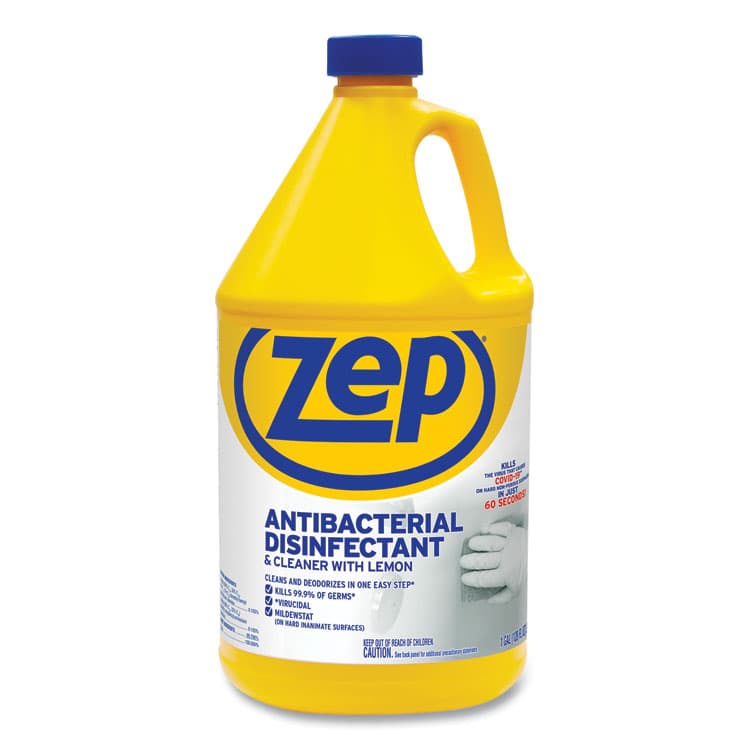 ZEP . Antibacterial Disinfectant, 1 gal Bottle (ZPEZUBAC128EA)