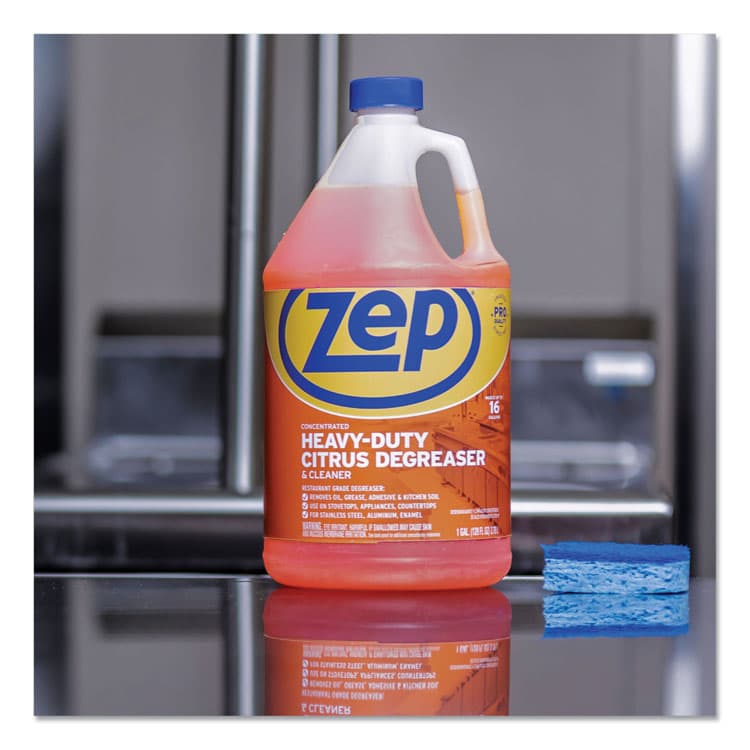ZEP . Cleaner and Degreaser, 1 gal Bottle, 4/Carton (ZPEZUCIT128CT) thumbnail 3