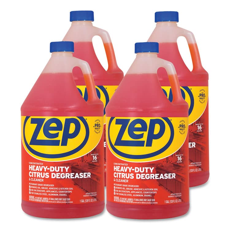 ZEP . Cleaner and Degreaser, 1 gal Bottle, 4/Carton (ZPEZUCIT128CT)