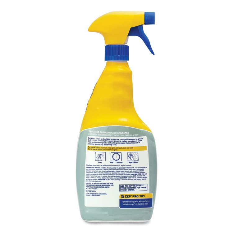 ZEP . Fast 505 Cleaner and Degreaser, 32 oz Spray Bottle, 12/Carton (ZPEZU50532CT) thumbnail 2