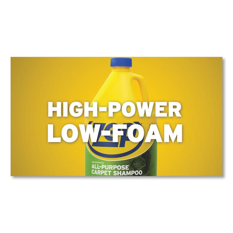 ZEP . Concentrated All-Purpose Carpet Shampoo, Unscented, 1 gal Bottle (ZPEZUCEC128EA) thumbnail 4