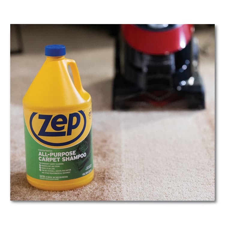 ZEP . Concentrated All-Purpose Carpet Shampoo, Unscented, 1 gal, 4/Carton (ZPEZUCEC128CT) thumbnail 4