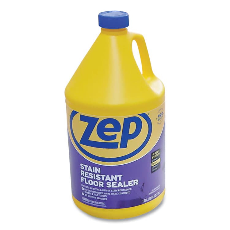 ZEP . Stain Resistant Floor Sealer, Unscented, 1 gal, 4/Carton (ZPEZUFSLR128CT) thumbnail 4