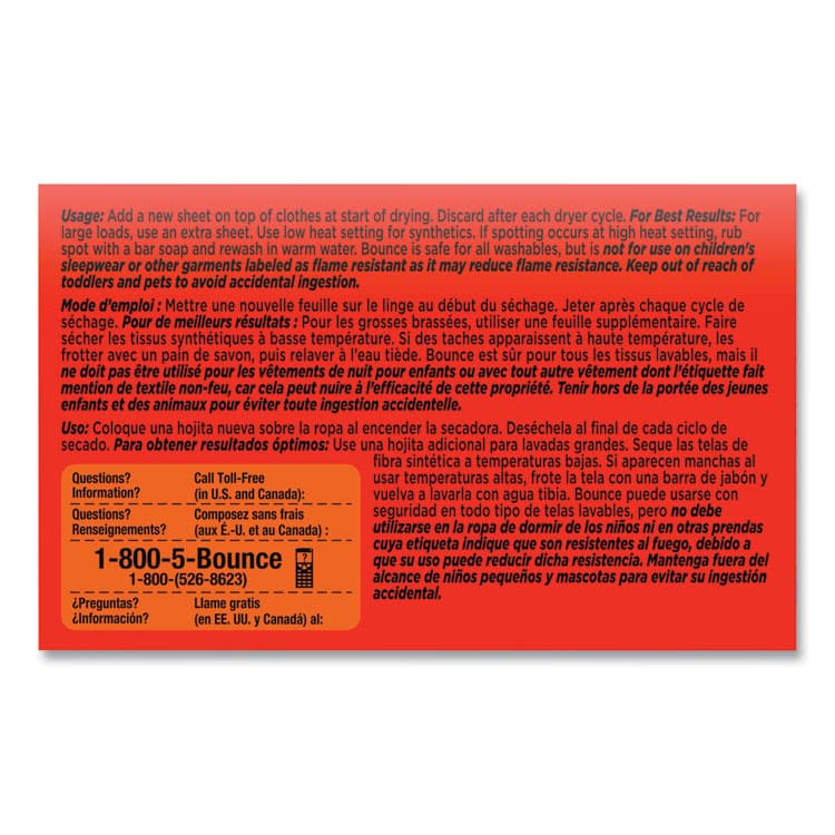 PROCTER & GAMBLE Fabric Softener Sheets, Coin Vend, Outdoor Fresh, 2/Box, 156 Boxes/Carton (PGC02664) thumbnail 3