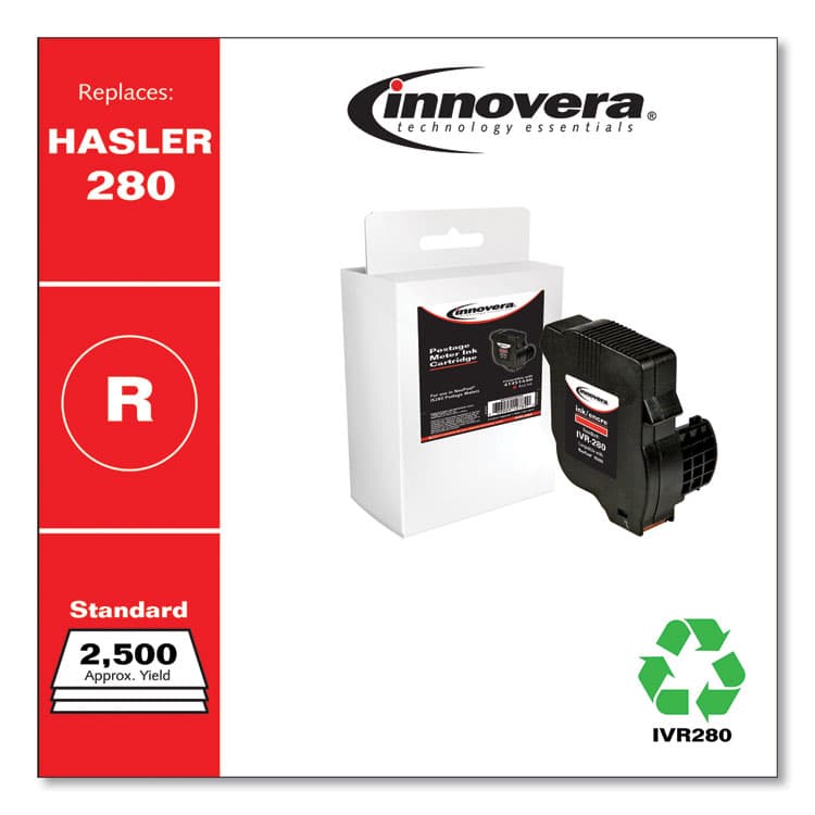 INNOVERA Remanufactured Red Postage Meter Ink, Replacement for IM-280 (ISINK2IMINK2), 2,500 Page-Yield (IVR280) thumbnail 2