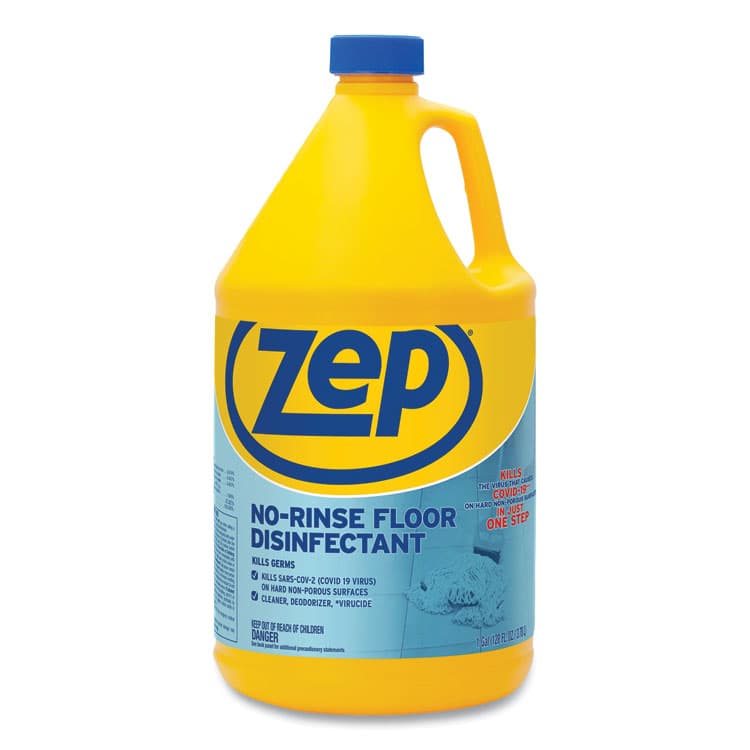 ZEP . No-Rinse Floor Disinfectant, 1 gal Bottle (ZPEZUNRS128EA)