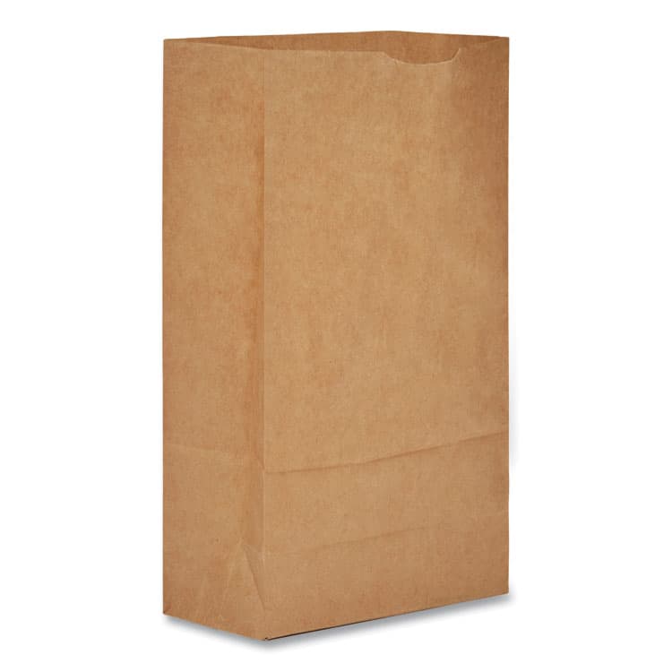 ROSS & WALLACE PAPER PRODUCTS, . Grocery Paper Bags, 6# Size, 35# Basis Weight, 5.88" x 3.63" x 11", Kraft, 500/Bundle (BAGGK6500) thumbnail 3