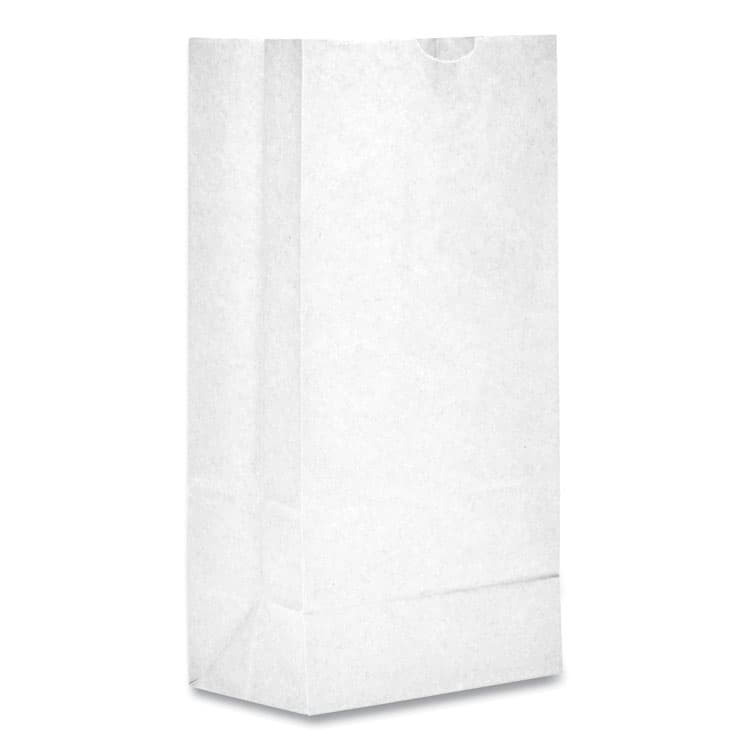 ROSS & WALLACE PAPER PRODUCTS, . Grocery Paper Bags, 6# Size, 35# Basis Weight, 5.88" x 3.63" x 11", White, 500/Bundle (BAGGW6500) thumbnail 3
