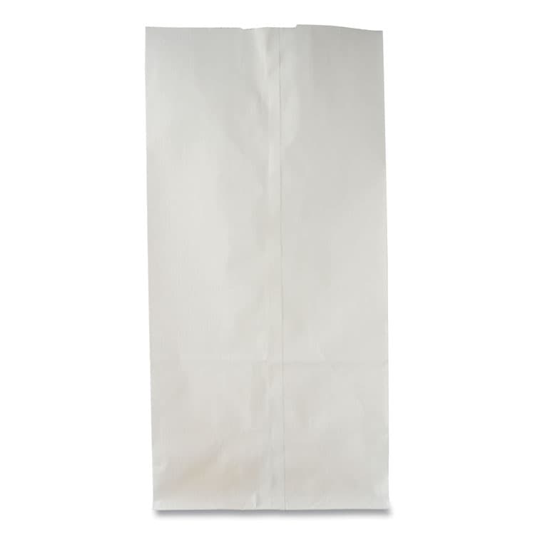 ROSS & WALLACE PAPER PRODUCTS, . Grocery Paper Bags, 10# Size, 35# Basis Weight, 7" x 4.38" x 13.75", White, 500/Bundle (BAGGW10500) thumbnail 4