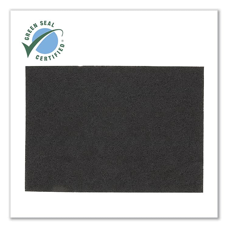 3M/COMMERCIAL TAPE DIV. Low-Speed Stripper Floor Pad 7200, 20 x 14, Black, 10/Carton (MMM72002014) thumbnail 2