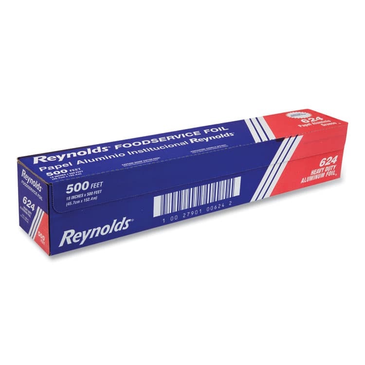 REYNOLDS FOOD PACKAGING Heavy Duty Aluminum Foil Roll, 18" x 500 ft (RFP624) thumbnail 2