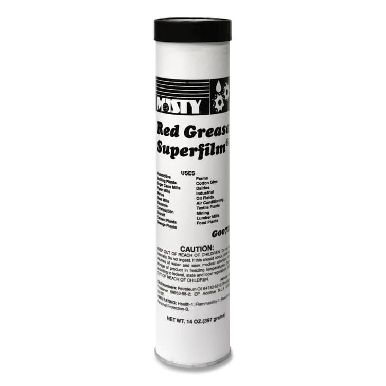 ZEP . NLGI #2 Red Grease, 14 oz Tube, 48/Carton (AMR1003057)