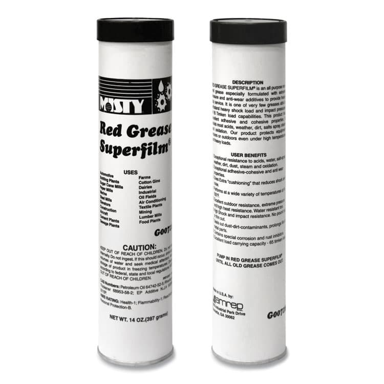 ZEP . NLGI #2 Red Grease, 14 oz Tube, 48/Carton (AMR1003057) thumbnail 3