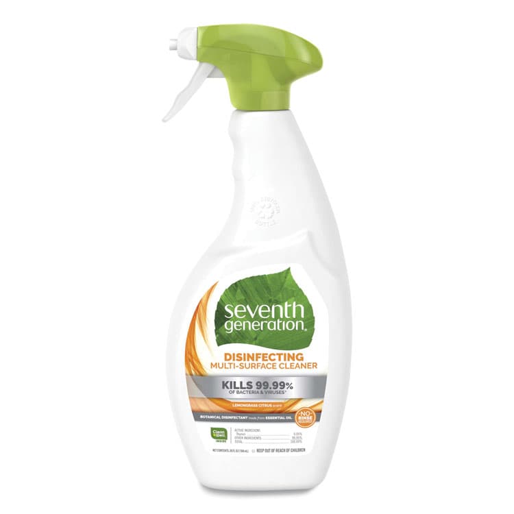 SEVENTH GENERATION Botanical Disinfecting Multi-Surface Cleaner, 26 oz Spray Bottle, 8/Carton (SEV22810CT) thumbnail 2
