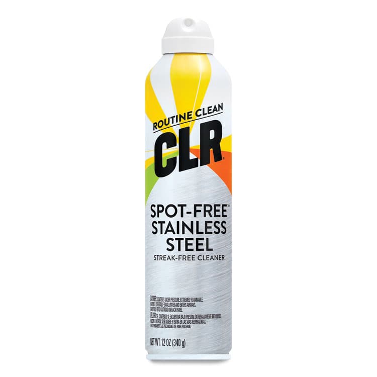 JELMAR, LLC Spot-Free Stainless Steel Cleaner, Citrus, 12 oz Can, 6/Carton (JELCSS12) thumbnail 2