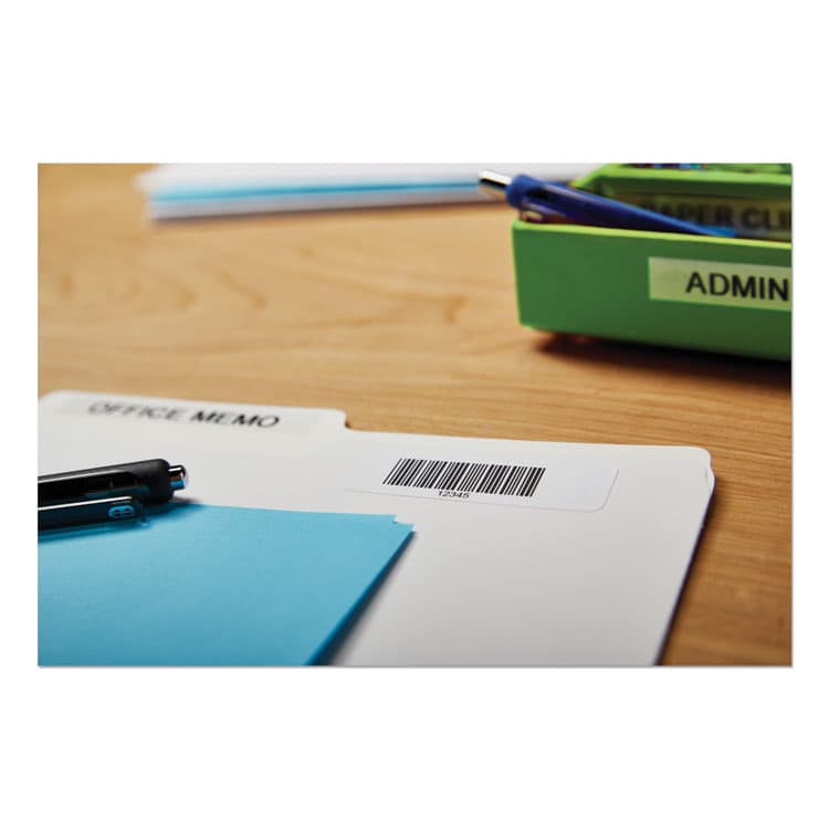 DYMO LabelWriter Bar Code Labels, 0.75" x 2.5", White, 450 Labels/Roll (DYM1738595) thumbnail 3