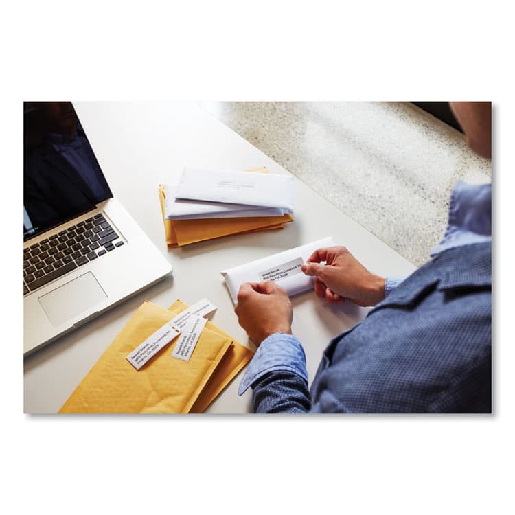 DYMO LabelWriter Address Labels, 1.12" x 3.5", White, 350 Labels/Roll, 2 Rolls/Pack (DYM30252) thumbnail 2