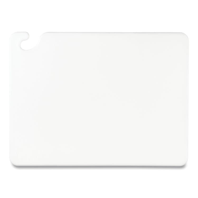 CFS BRANDS Cut-N-Carry Color Cutting Boards, Plastic, 20 x 15 x 0.5, White (SJMCB152012WH) thumbnail 3