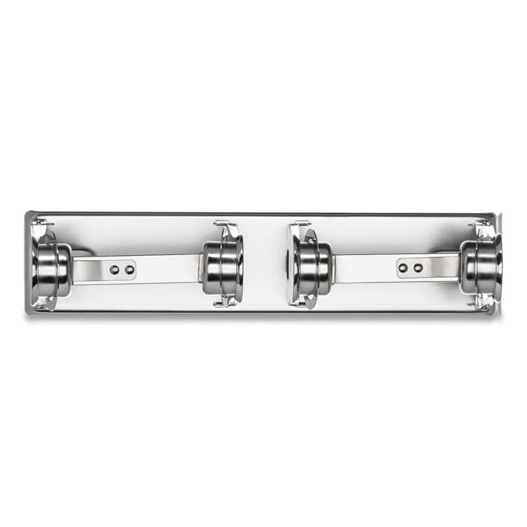 CFS BRANDS Locking Toilet Tissue Dispenser, 12.38 x 4.5 x 2.75, Chrome (SJMR260XC)