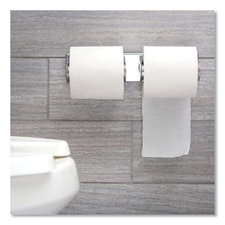 CFS BRANDS Locking Toilet Tissue Dispenser, 12.38 x 4.5 x 2.75, Chrome (SJMR260XC) thumbnail 3