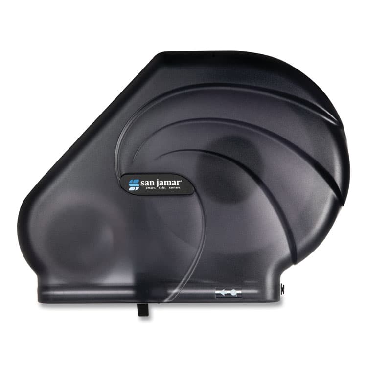 CFS BRANDS Oceans Reserva Jumbo Tissue Dispenser with Stub Roll, 16.75 x 5.5 x 12.25, Black Pearl (SJMR3090TBK)