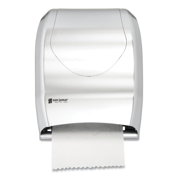 CFS BRANDS Tear-N-Dry Touchless Roll Towel Dispenser, 16.75 x 10 x 12.5, Silver (SJMT1370SS)
